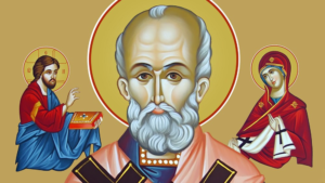 Святитель Николай Чудотворец (фрагмент иконы)