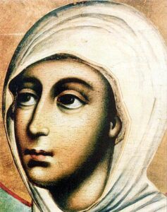 Святая мученица София (фрагмент иконы)