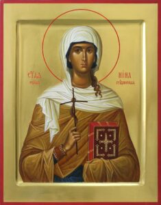 Икона святой равноапостольной Нины, просветительницы Грузии